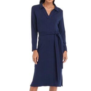 41Hawthorn Blue Wrap Knit Dress – Navy – Size Small
